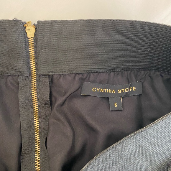 Cynthia Steffe Women's Mini Skirt Tulle Polkadot Black Ruffled Size 6 - Picture 5 of 7